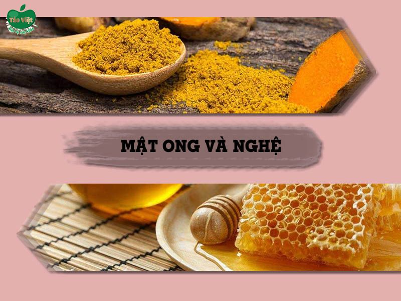 Cách trị sẹo thâm bằng mật ong và nghệ