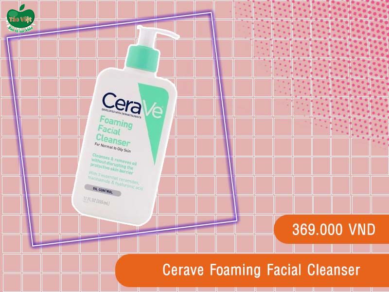 Sữa rửa mặt da dầu Cerave Foaming Facial Cleanser