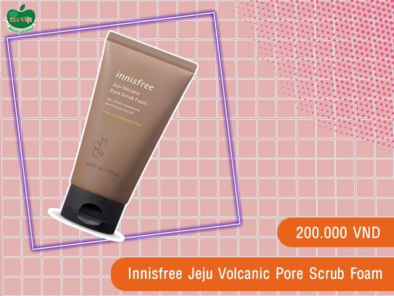 Sữa Rửa Mặt Innisfree Jeju Volcanic Pore Scrub Foam