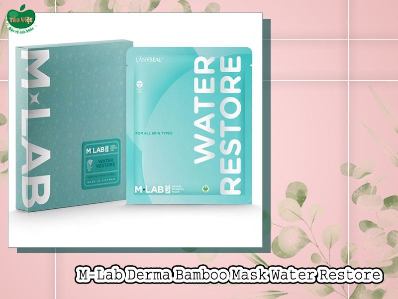 Mặt Nạ M-Lab Derma Bamboo Mask Water Restore (Màu xanh)