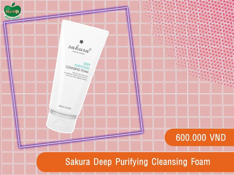 Sữa rửa mặt Sakura Deep Purifying Cleansing Foam