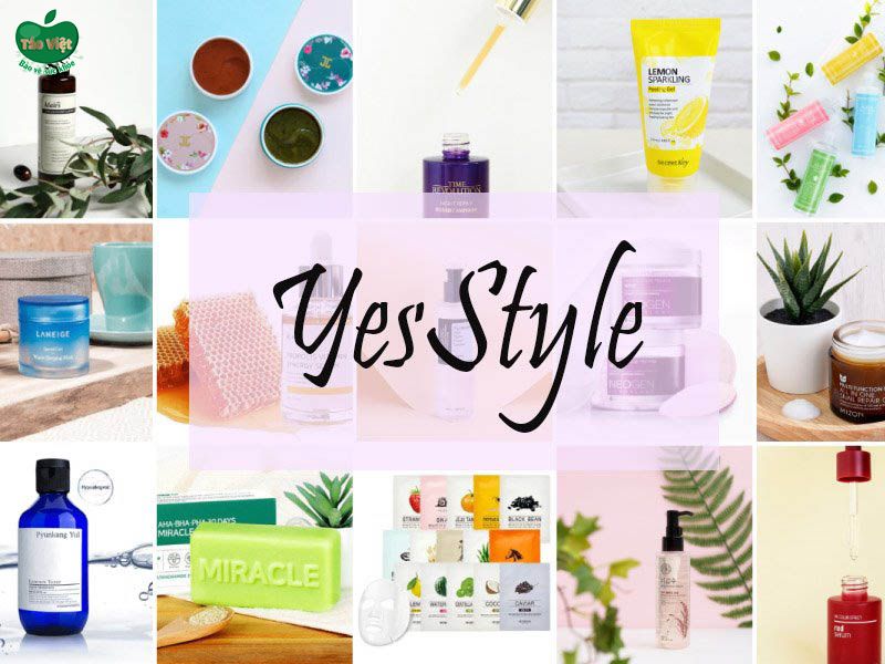 Website bán mỹ phẩm Hàn Quốc YesStyle