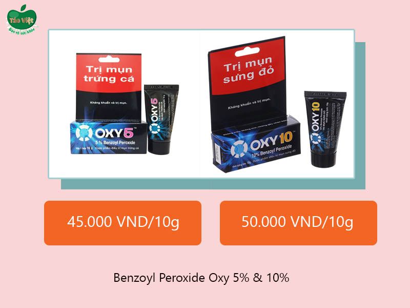 Benzoyl Peroxide Oxy 5% & 10%