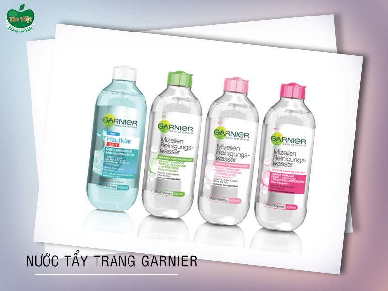 Các dòng nước tẩy trang Garnier