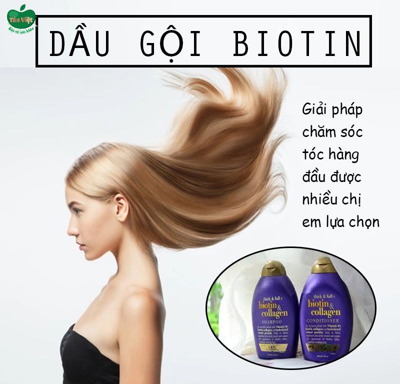 Dầu gội dành cho tóc gãy rụng Biotin