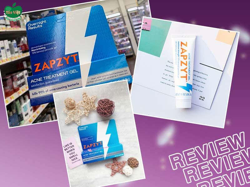 Review về kem trị mụn Zapzyt