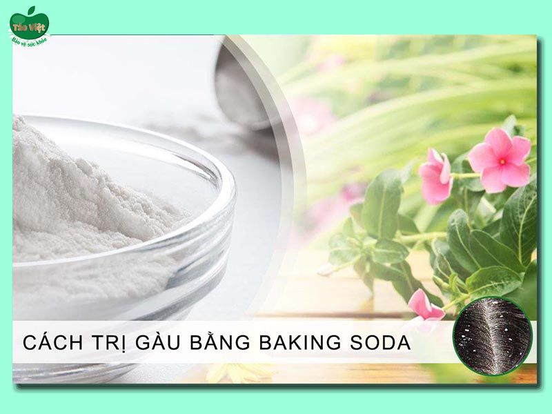 Cách trị gàu bằng baking soda