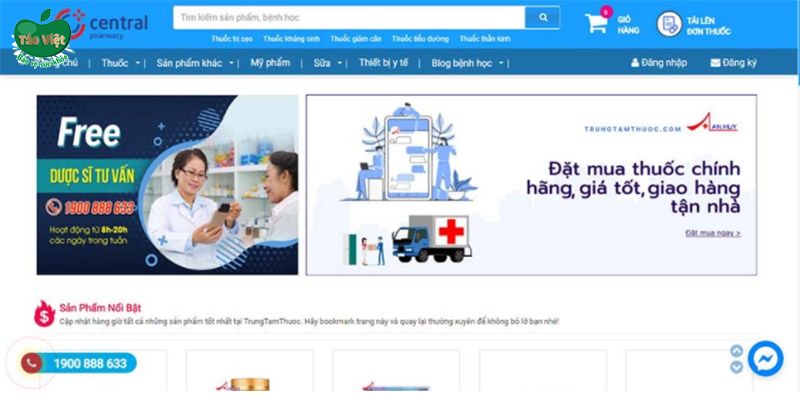 Các nhóm sản phẩm được phân chia theo nhóm giúp dễ dàng tra cứu