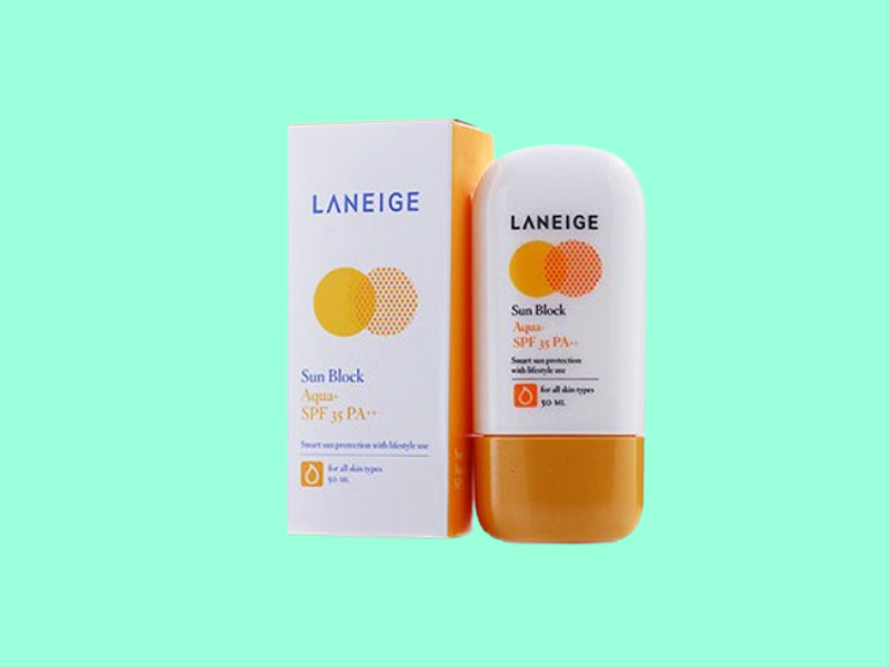 Kem chống nắng Hàn Quốc Laneige Sun Block Aqua