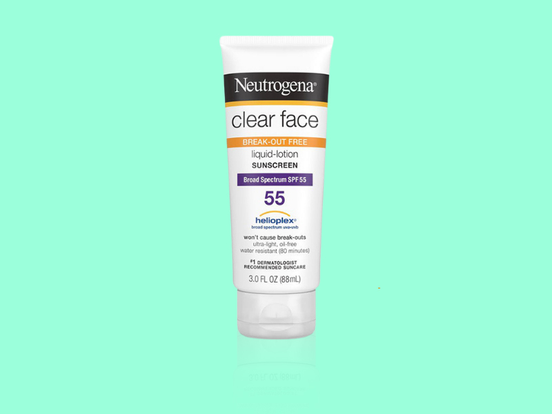 Kem chống nắng Neutrogena Clear Face Break-Out Free Lotion SPF 55