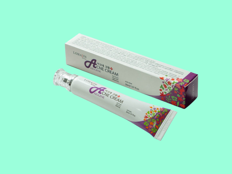 Kem trị mụn Hàn Quốc Lohajin Azulene Acne Cream